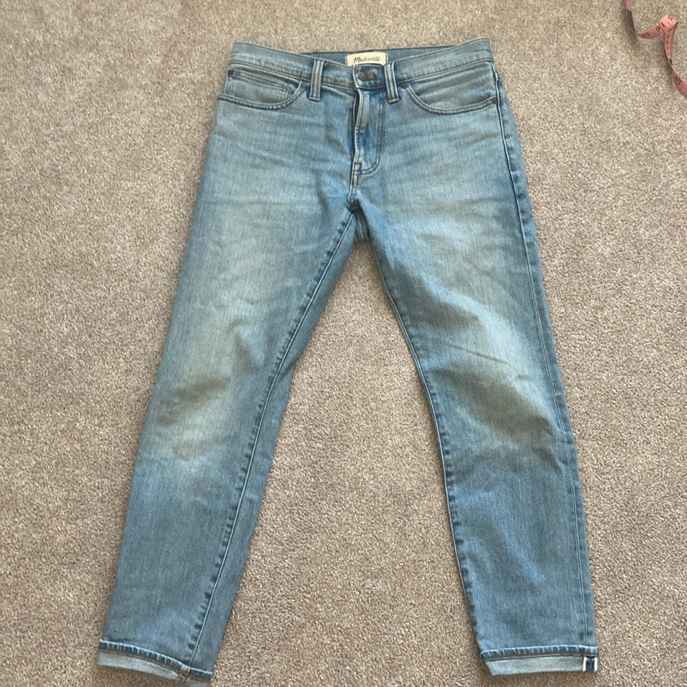 Madewell Athletic Slim Selvedge Jeans